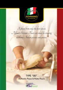 Alfinas Sovrano Flour A4 Brochure COVER