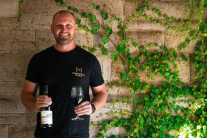 Lachlan Allen is the winemaker and owner at Barristers Block