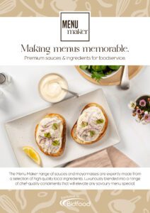 Menu Maker Sauces Flyer COVER